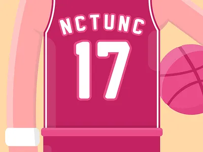 Hello Dribbble 2d basketball debut first shot flat hello illustration player