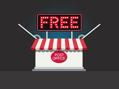 Royal Mail Icon delivery free icon post office royal mail shop store