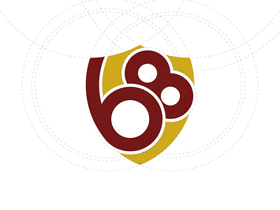 Will Shields 68's Inside Sports 68 brand circular grid inside logo logotype shield shields sports will