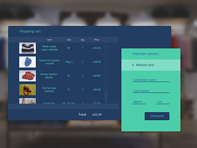 Credit card checkout for a web clothes shop card checkout credit ui dailyui 02 web