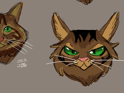 Kili the Cat cartoon cat kitten