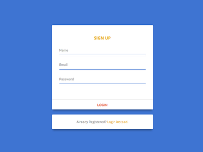 Webnotes Registration Form v.2 form login register ui uidesign ux uxdesign