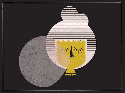 Bubble Girl bangs bubble girl gum illustration