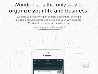 Wunderlist 6wunderkinder team management todo todolist wunderlist