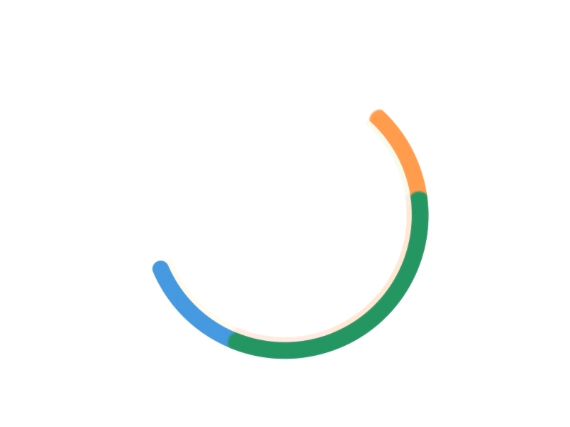 Create Labs Loader app design loader mobile motion graphics multi color page load ui waiting