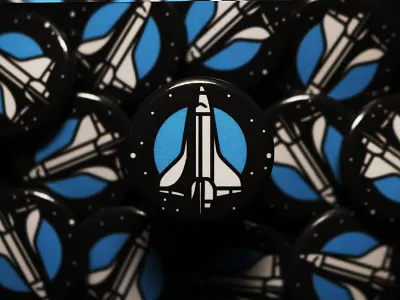 Space Shuttle Buttons! button nasa shuttle space vector
