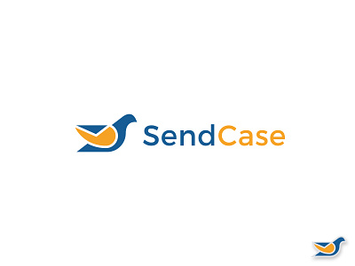 Logo for Email Service Startup bird icon identity logo logomark pigeon symbol