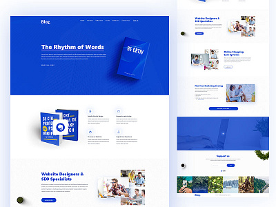 Blog Consultant Home page concept e commerce e commerce app graphic designer marketin restaurant seo ui ux web design web developmentapps screen