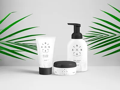 Anna Hair Boutique boutique brand identity coiffeur logo scissor