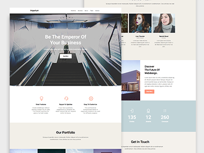 Imperium - Responsive Muse Template agency creative download muse onepage portfolio responsive single page template themeforest webdesign website