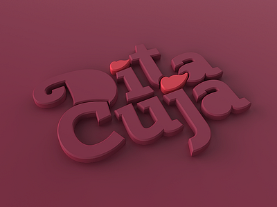 DitaCuja 3d ditacuja keyshot maya type