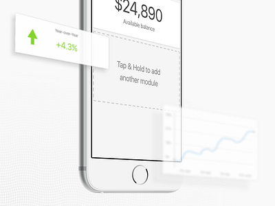 Customizeable small business banking bank banking customize design drag and drop fintech ios mobile module ux