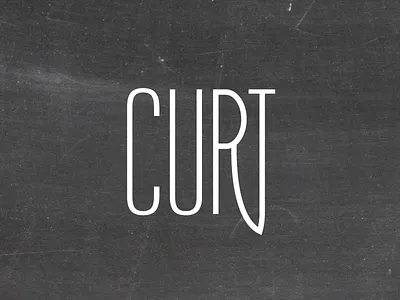 Curt Custom Knives brand branding identity identitydesign logo logodesign logomark trademark