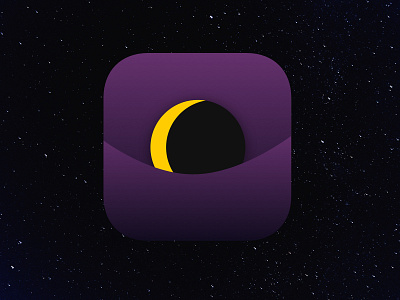 App Icon — 005 | #dailyui 005 app calendar dailyui design icon moon sky ui