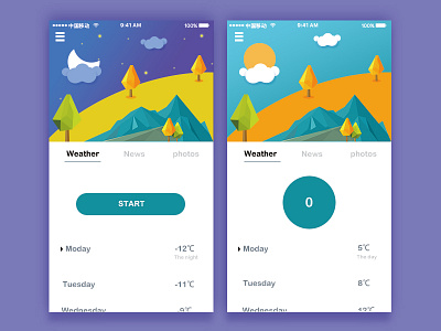 New Shot - 01/09/2017 at 04:55 PM illustrations interface weather