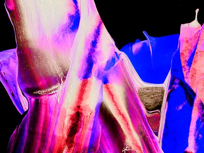 Paint Play abstract acrylic color design digital art experiment form paint play