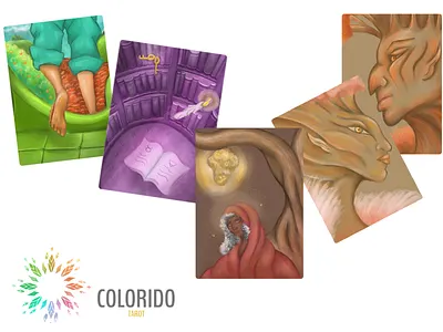 Colorido Tarot Deck Update colorido hermit hierophant hobbit illustrations tarot