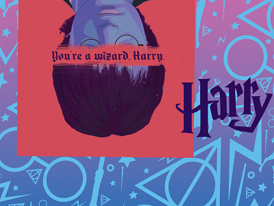 harry potter p2 gradient harry potter illustration pattern vector