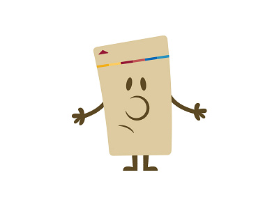 Key card avatar — Confused illustration key card