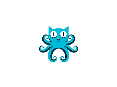 OctoPuss design icon illustration logo octopus puss symbol ui ux vector