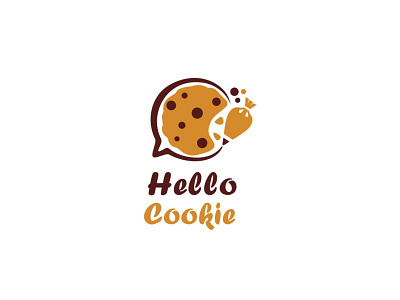 Hello Cookie cookie design hello icon illustration logo symbol vector