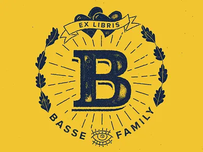 Book Plate b bookplate ex libris heart skillshare stamp