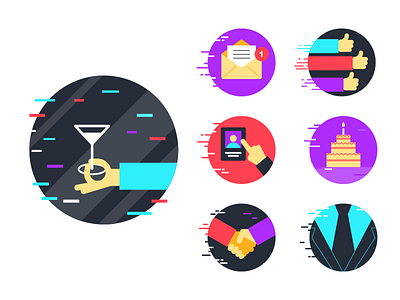 icons! color icon line vector