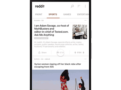 Comment Depth Experiment animation comments interaction reddit ui ux