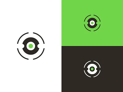 Fission 2 aim branding circle eye gun icon logo mark minimalism tactical tritium
