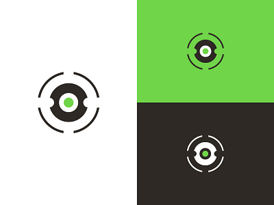 Fission 2 aim branding circle eye gun icon logo mark minimalism tactical tritium