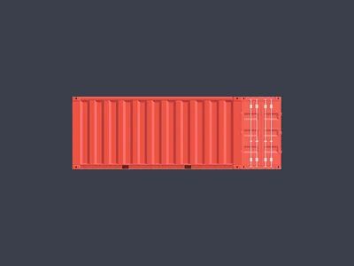 Shipping Container cargo container flat shipping