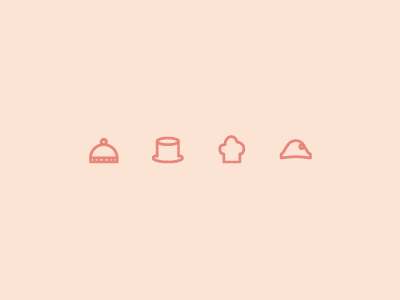 Outline icons Day 10 - A cap cap cook hat icon illustrator napoleon outline top hat vector winter
