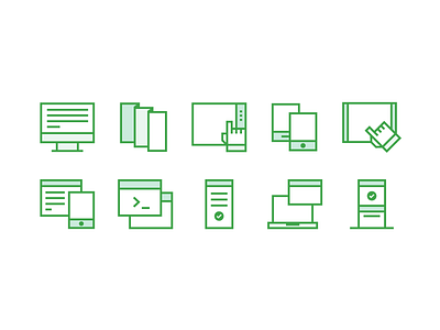 Application development icons