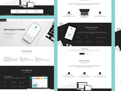 rekroot v2 app landing page. chennai creative design landing page uiux web design