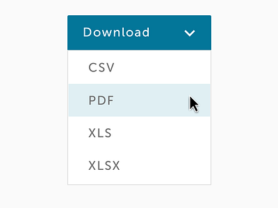 Download arrow download dropdown flat hover select box