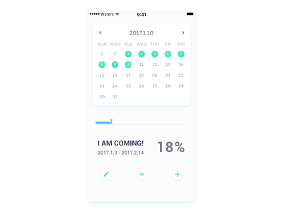 CountDown sketch ui