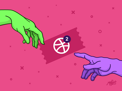 Dribbble Invitation Giveaway art design designers dribbble first giveaway invitation invite mro2 new shot