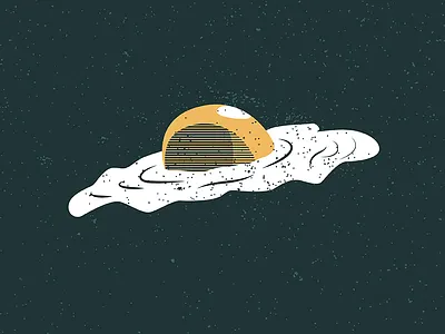 Saturn Egg breakfast egg galaxy ring saturn space