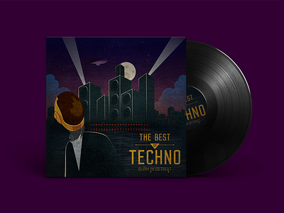 The Best of Techno cover daft daftpunk disk music punk retro techno vinyl