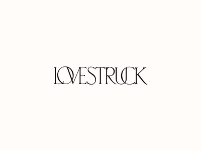 Lovestruck branding identity logo process sub marks typography wip