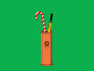 Candy cane magic candy cards fun gif gotcha hand holiday pun punny