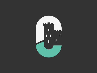 Logo concept illustration logo negative space simplicity