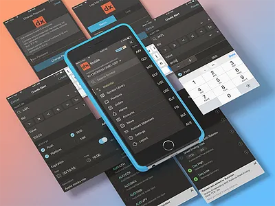 dxMobile iOS app finance interface ios iphone mobile mobile trading app trading trading app trading app ios ui ux