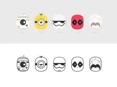 Moz assassins creed deadpool minions star war