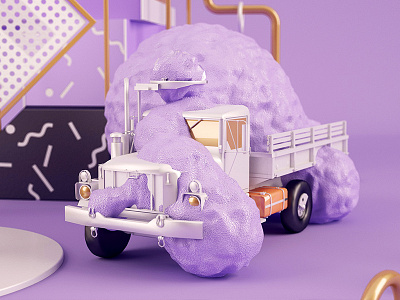 H 3d cinema4d digital art render vray