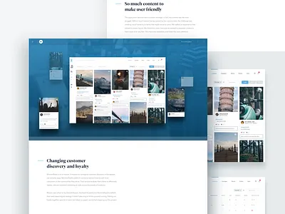 Mossio Website clean design home page homepage landing marketing site ui user interface website