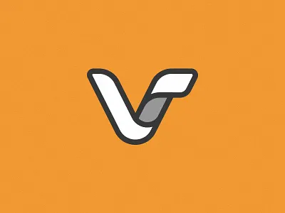 V Explored line logo v