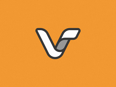 V Explored line logo v