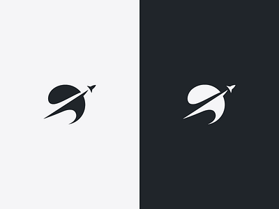 Spaceship design logo ship space symbol