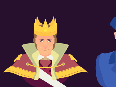 King and Polices For Primedice avatar casino character gents illustration king police primedice suits